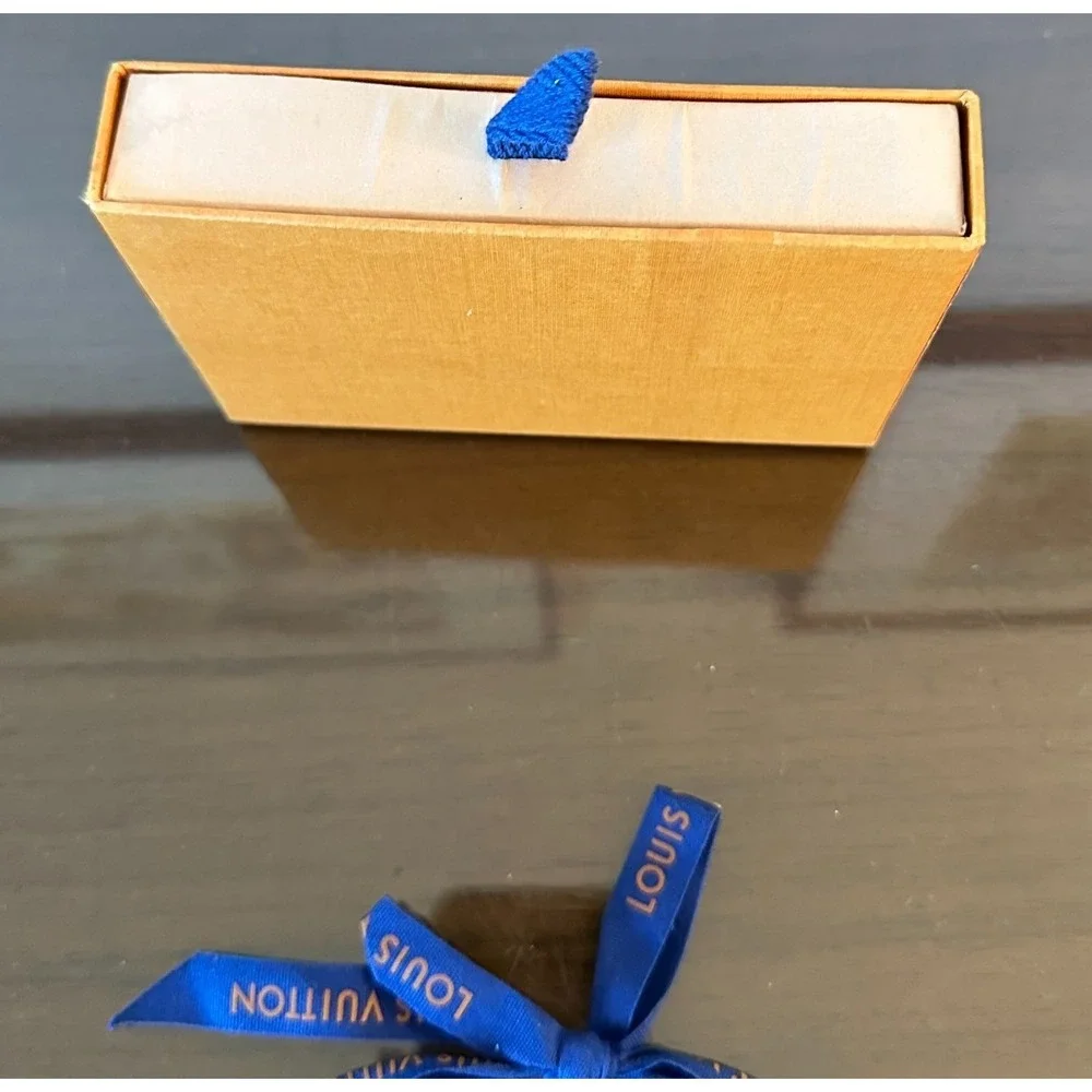 Louis‎ Vuitton Small Drawer Style Storage Box 5x3.5x1.5 w/ Ribbon